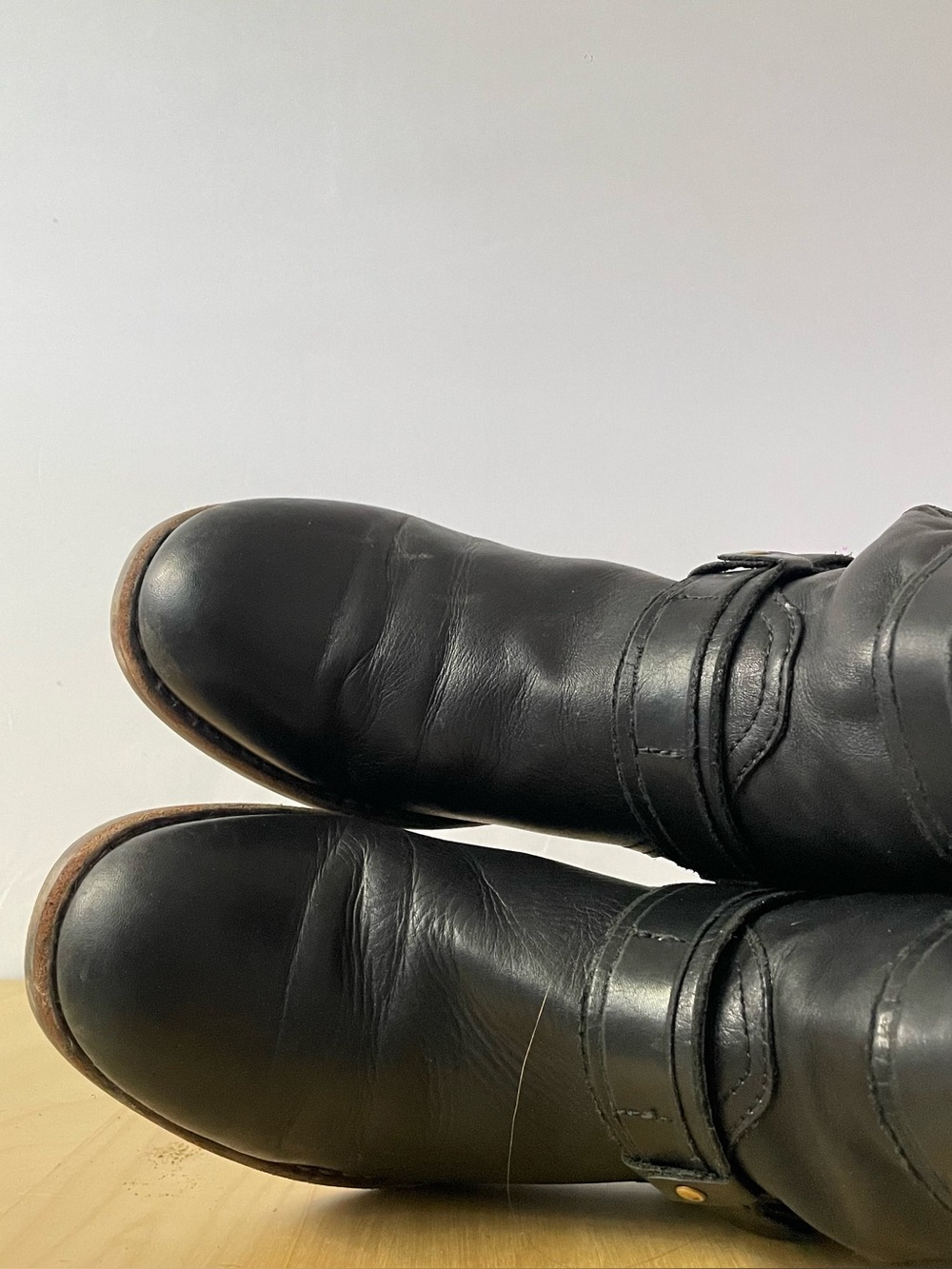Taos Black Leather Ankle Booties | US 10 - Picture 6 of 10